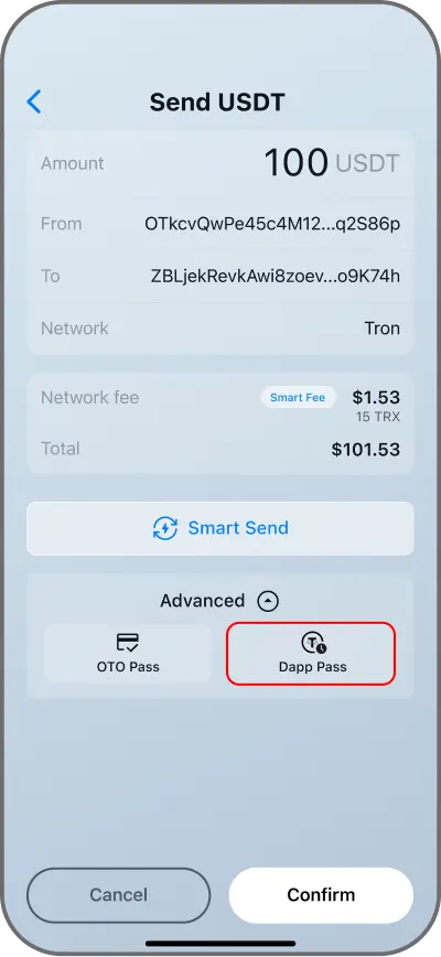 Coinductor app screen for Review Pre-flight